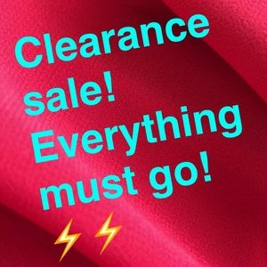 Clearance sale!